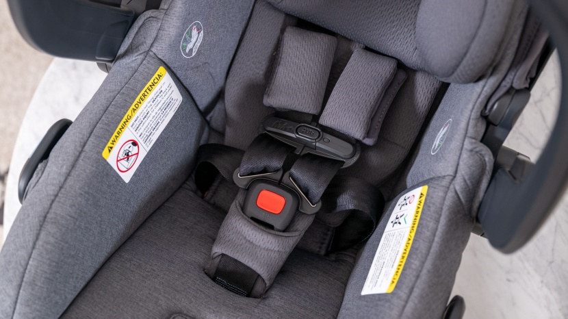 uppababy mesa v3 - the narrow, elongated shape of the buckle button can make it harder...