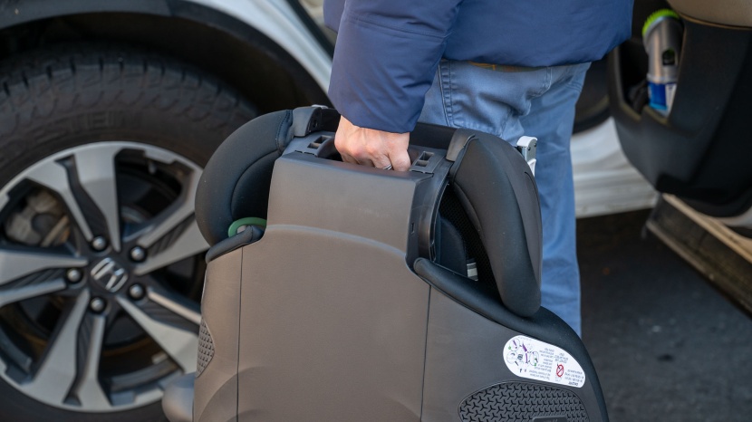 we tested each booster moving it from car to car as parents do in...