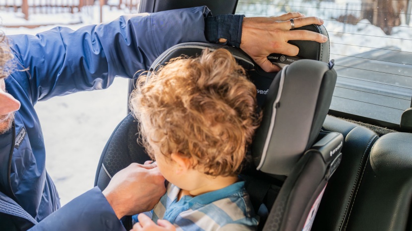 the harness height adjustment on the revolve is the movement of the...