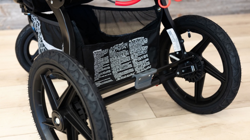 the storage bin on the revolution has good rear access, but the mesh...