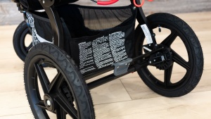 The storage bin on the Revolution has good rear access, but the mesh...