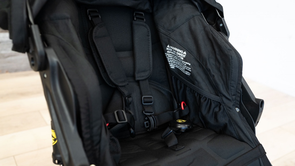 bob revolution flex 3.0 - the inside seating area of the revolution includes some padding on...