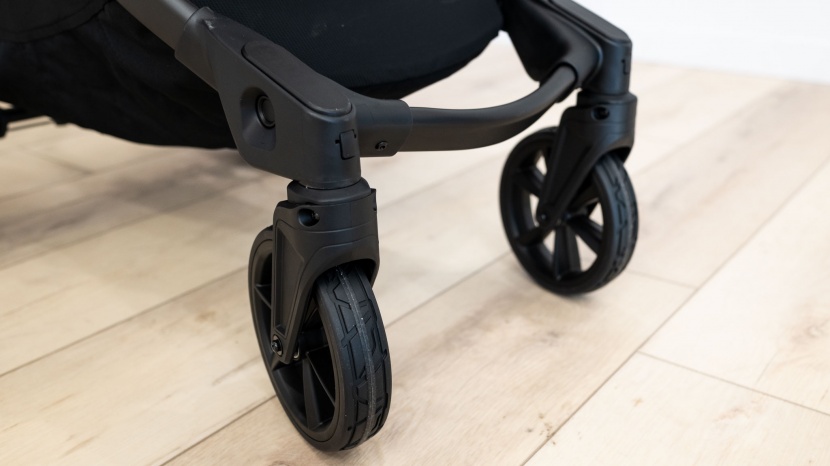baby jogger city select 2 - the front wheels on the select 2 are smaller, and all of the wheels...