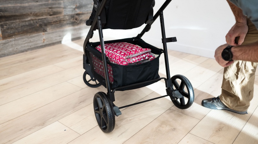 britax brook + - the brook+ storage bin is large with good access, but the 10 lb...