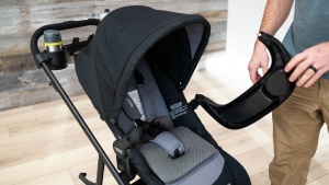 The seat on the Brook+ offers the bare minimum for child comfort...